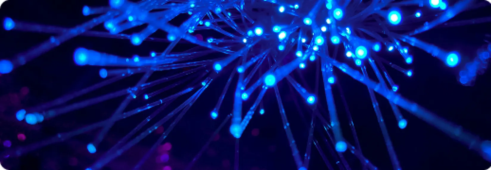 Foto luces azules.